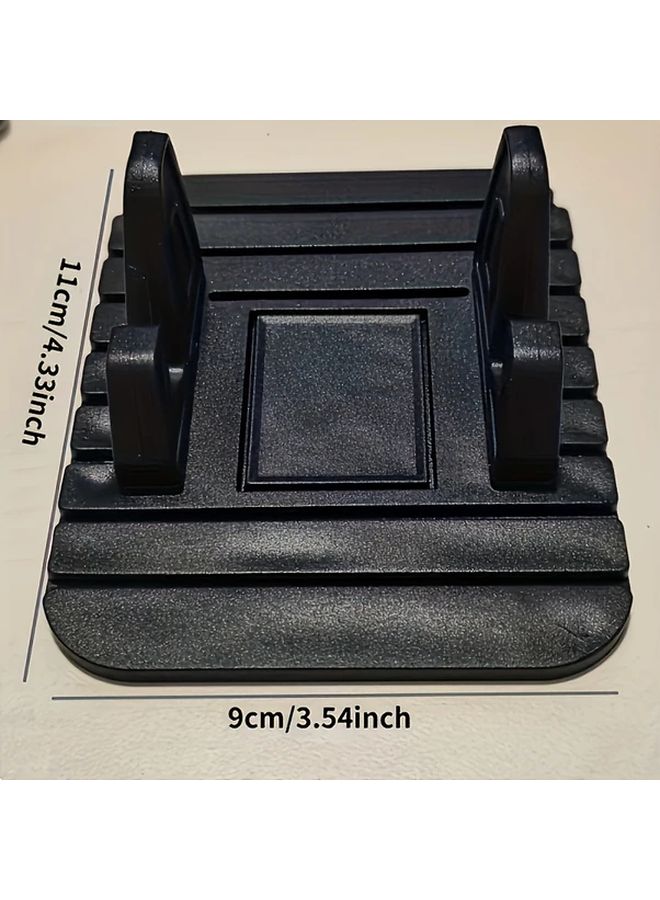 Silicone Car Dashboard Phone Mount Anti Slip Multi Angle Navigation Holder 1pc - Image 2