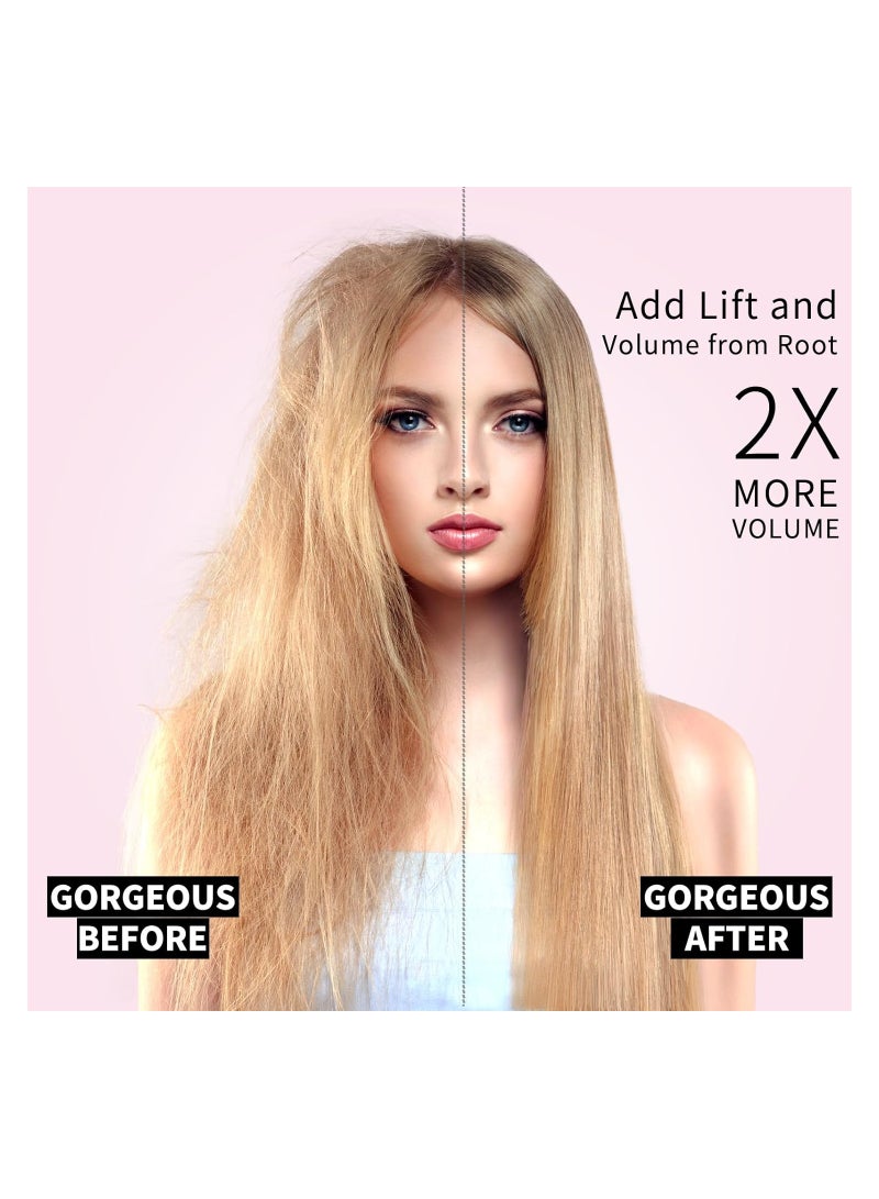 SYOSI فرشاة تجفيف الشعر الاحترافية، فرشاة مجفف الشعر في فرشاة واحدة أيونية، فرشاة هواء ساخن احترافية للصالونات، تصفيف الشعر بالسيراميك، مجفف شعر 4 في 1 ومكثف مع أسطوانة بيضاوية، لجميع أنواع الشعر - Image 2