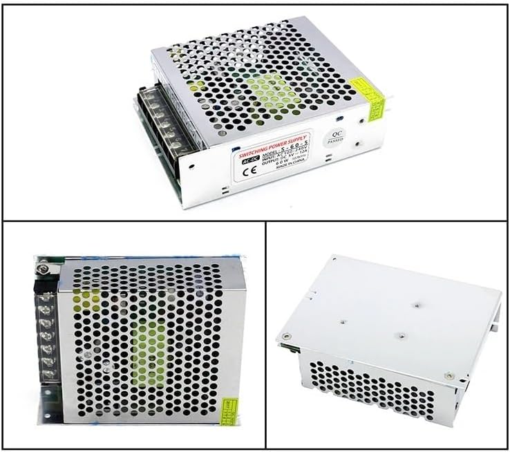 Switching Power Supply Aluminum Shell 100-240V AC to DC 5V 60W 12A LED Driver - Image 3