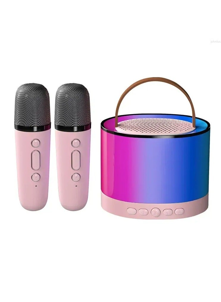 Wireless Bluetooth Speaker with Microphone, RGB Music Player Karaoke Machine for Home - Image 1