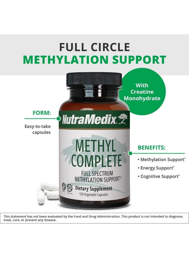 NutraMedix Methyl Complete - Complete Methylation & Energy Support Capsules - Vitamin B2, B6, B12 & Folate - with Creatine Monohydrate & Betaine Anhydrous (120 Count) - Image 4