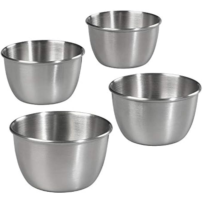 Tala Set 4 Pudding Moulds  8cm dia x 5cm dia - Image 1