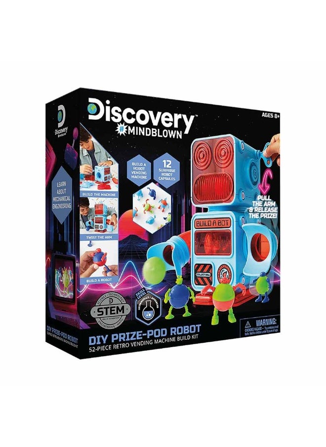 Discovery - Mindblown Diy Prize-Pod Robot Stem Toy (52 Pieces) - Image 1