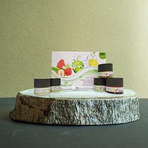Herbal Tree Mix Fruit Facial Kit For Detoxifies, Rejuvenating, Brightening & Glowing Skin With Multifruits Extracts & Multi Vitamins For Reduce Wrinkle & Fine Lines | Women & Men (525 Gm + 5 Ml) - Image 3