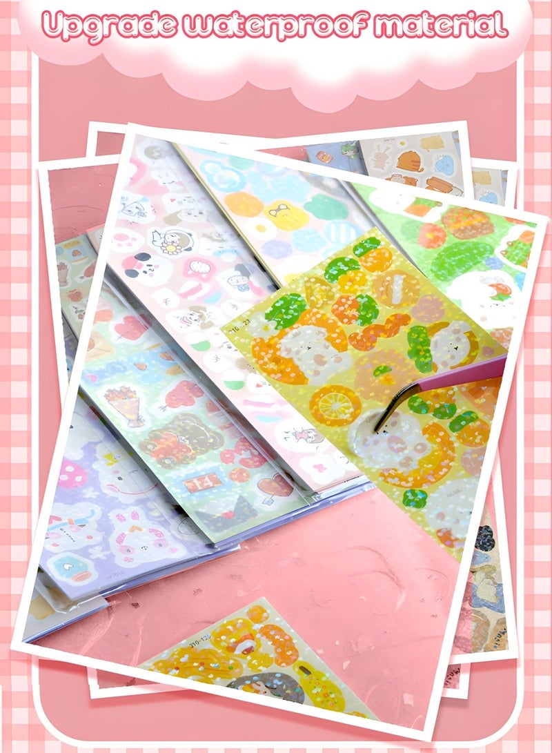 GROIC Simulation Whipped Cream Glue, DIY Phone Case Kit Silicone Adhesive Set with Cartoon Stickers,Storage Box,DIY Handmade Toys - Image 3