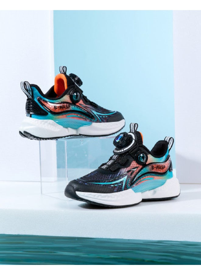 Bumblebee Rotating Buckle Kids Shoes - Summer Breathable Comfortable Sneakers For Boys And Girls, Lightweight Running Casual Sports Shoes With Mesh Upper - Image 1