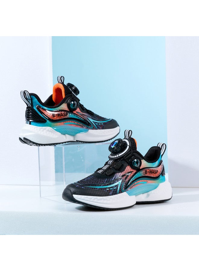 Bumblebee Rotating Buckle Kids Shoes - Summer Breathable Comfortable Sneakers For Boys And Girls, Lightweight Running Casual Sports Shoes With Mesh Upper - Image 4