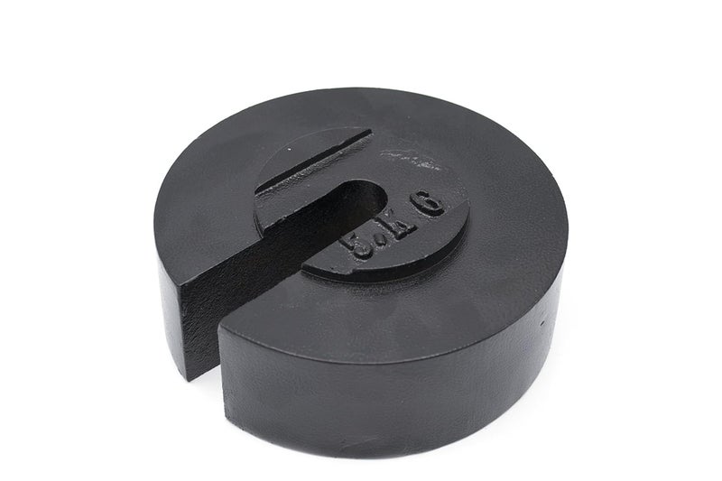 EISCO 5kg Slotted Mass - Cast Iron - Image 1