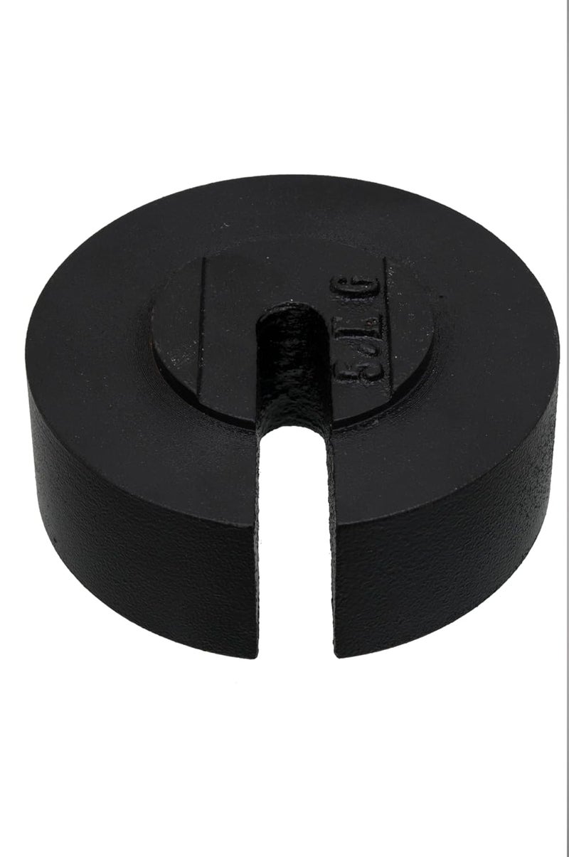 EISCO 5kg Slotted Mass - Cast Iron - Image 2