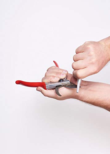 Felco Sharpening Tool (F 904) - Grey Hardened Tungsten Carbide Sharpener Stone Attachment - Image 2