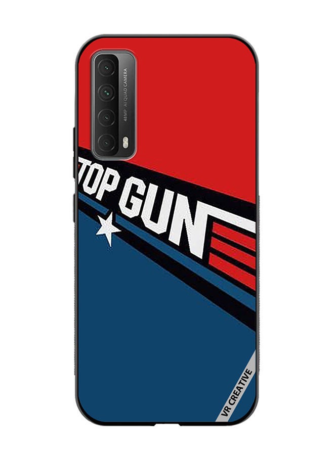 VR CREATIVE Protective Case Cover For Huawei Y7a Top Gun Theme Design Multicolour - Image 1