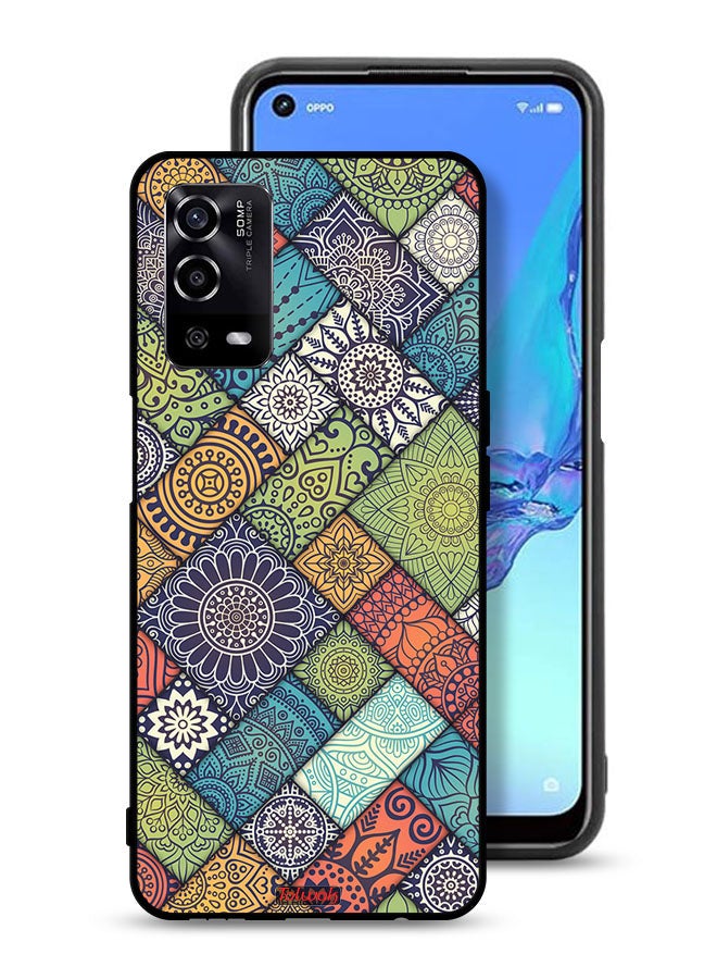 Tolwak Oppo A55 4G Protective Case Cover Mandala Pattern - Image 1