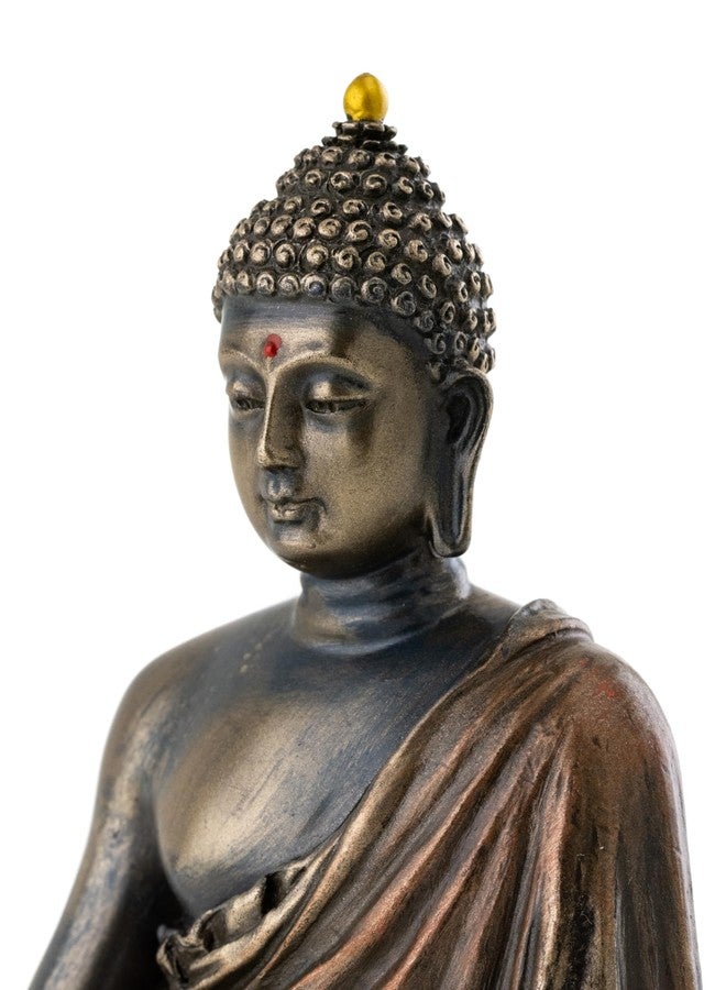 Top Collection Medicine Buddha Statue - Buddha of Healing Sculpture in Premium Cold Cast Bronze- 5.5-Inch Collectible Figurine - Image 5