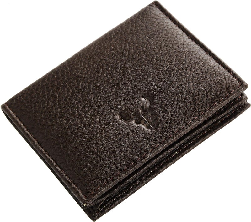 Napa Hide ® Mens Leather Wallet (Dark Brown) - Image 1
