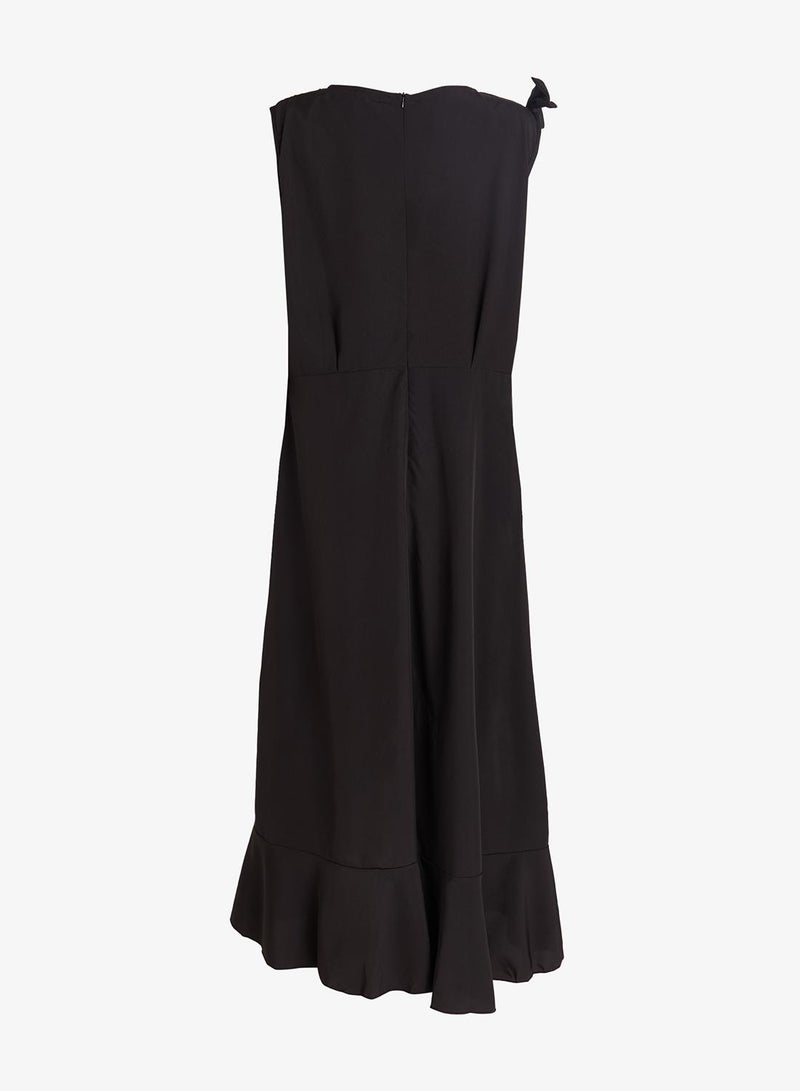 Ella Plus Sleeveless Dress With Ruffled Hem - Image 3