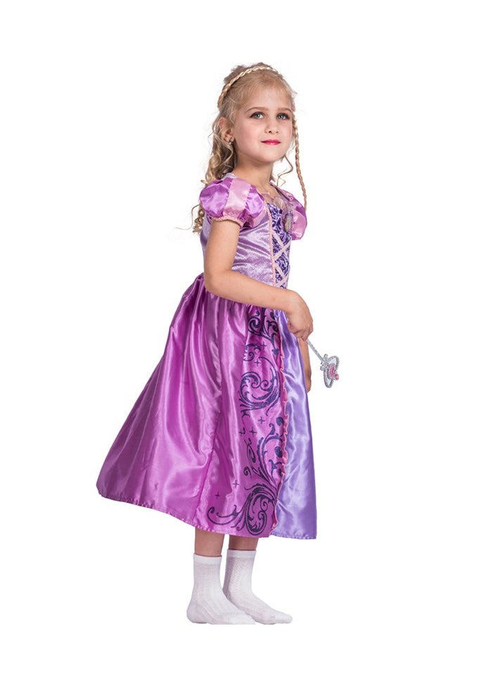YelaJoy Princess Dress Up Girls Party Cosplay Girl Clothing With Headwear Birthday Gifts  - Image 3