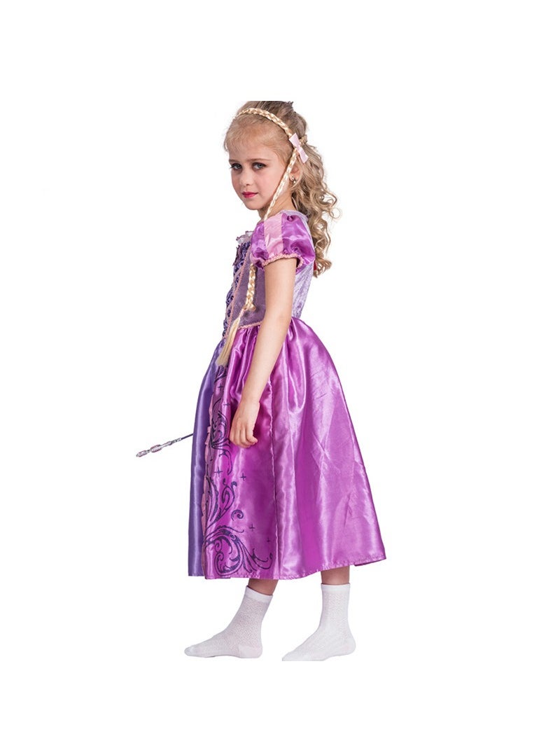 YelaJoy Princess Dress Up Girls Party Cosplay Girl Clothing With Headwear Birthday Gifts  - Image 2