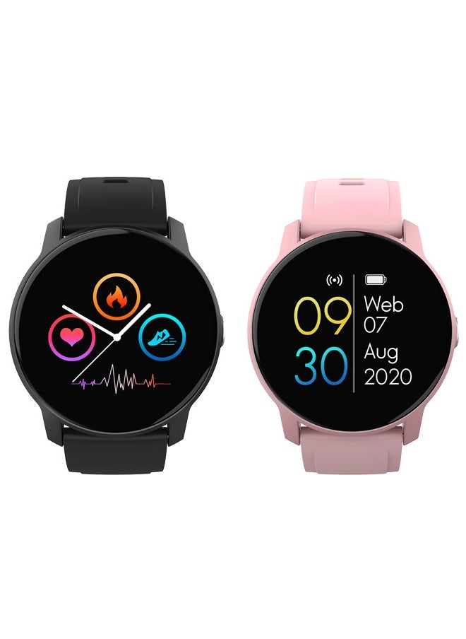 Generic - W9 PRO Bluetooth Full Touch Call Smart Watch AMOLED Display 170mAh 1.39 Inch Midnight Black Silicone Strap - Image 1