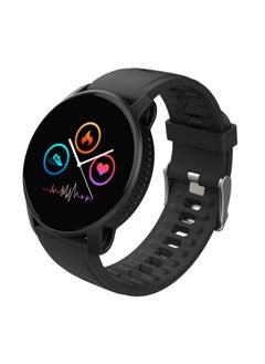 W9 PRO Bluetooth Full Touch Call Smart Watch AMOLED Display 170mAh 1.39 Inch Midnight Black Silicone Strap
