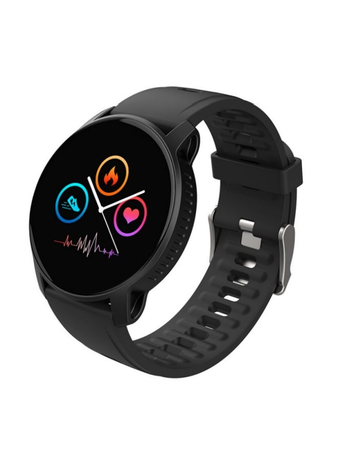 Generic - W9 PRO Bluetooth Full Touch Call Smart Watch AMOLED Display 170mAh 1.39 Inch Midnight Black Silicone Strap - Image 1