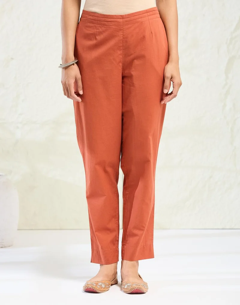 Fabindia  Avni Natural Cotton Printed Kurta & Pant Set for Women | Best Price UAE