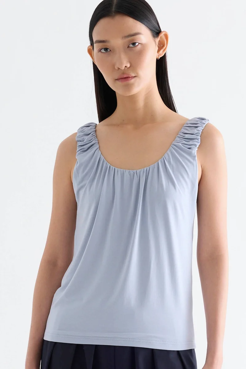 The Editor's Market Endelyn Ruch Strap Top