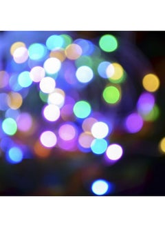 إيروريكس سلسلة إضاءة متعددة الألوان Rgb بطول 16.5 قدم و5 أمتار و50 مصباح LED لتزيين المهرجانات، سلك إضاءة يعمل بالبطارية على Rgb  - Image 4