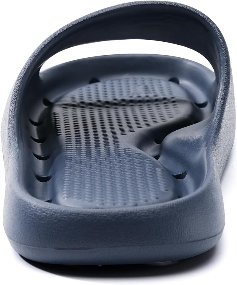 GETOEU Shower Shoes for Women and Men Massage Slide Sandals Soft Cushioned Anti-Slip Pool Slides Comfort Arch Support Quick Drying Shower Shoes with Drain Holes Bathroom Slides Slippers - Image 3