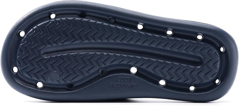 GETOEU Shower Shoes for Women and Men Massage Slide Sandals Soft Cushioned Anti-Slip Pool Slides Comfort Arch Support Quick Drying Shower Shoes with Drain Holes Bathroom Slides Slippers - Image 4