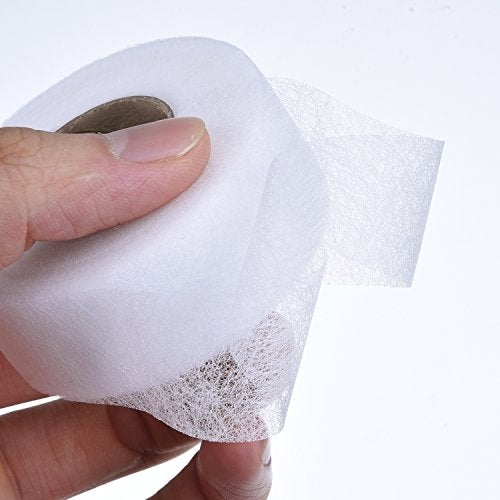 Outus Iron on Hem Tape Fabric Fusing Hemming Tape for Pants Each 27 Yards, 2 Pack(1 Inch,White) - Image 2