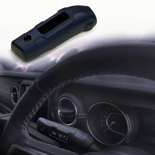 AZUTO Turn Signal Lever Extension Blinker Switch Extension for Jeep Wrangler (JL) / Gladiator (JT) 2018-2026 Black Color Wrangler Accessories Indicator Switch Extension - Image 1