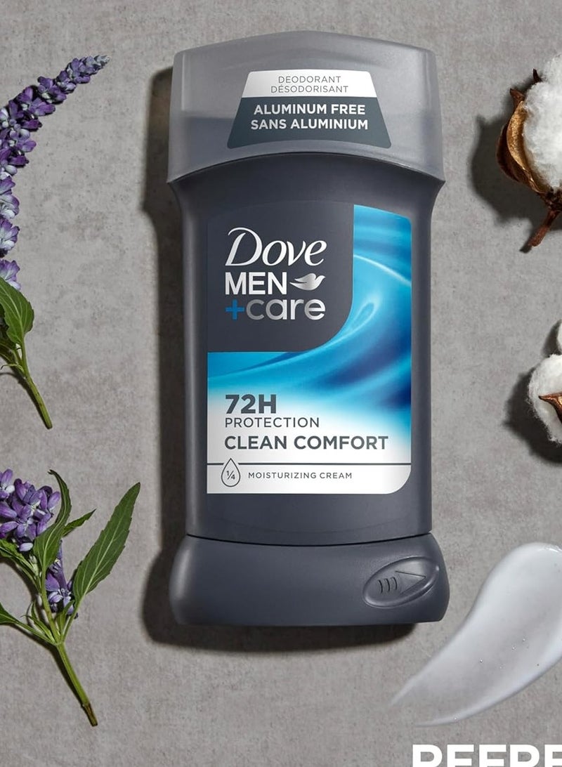 دوف من+كير مزيل عرق دوف مين + كير مع حماية من العرق والرائحة لمدة 72 ساعة، راحة نظيفة، 85 جم - Image 1