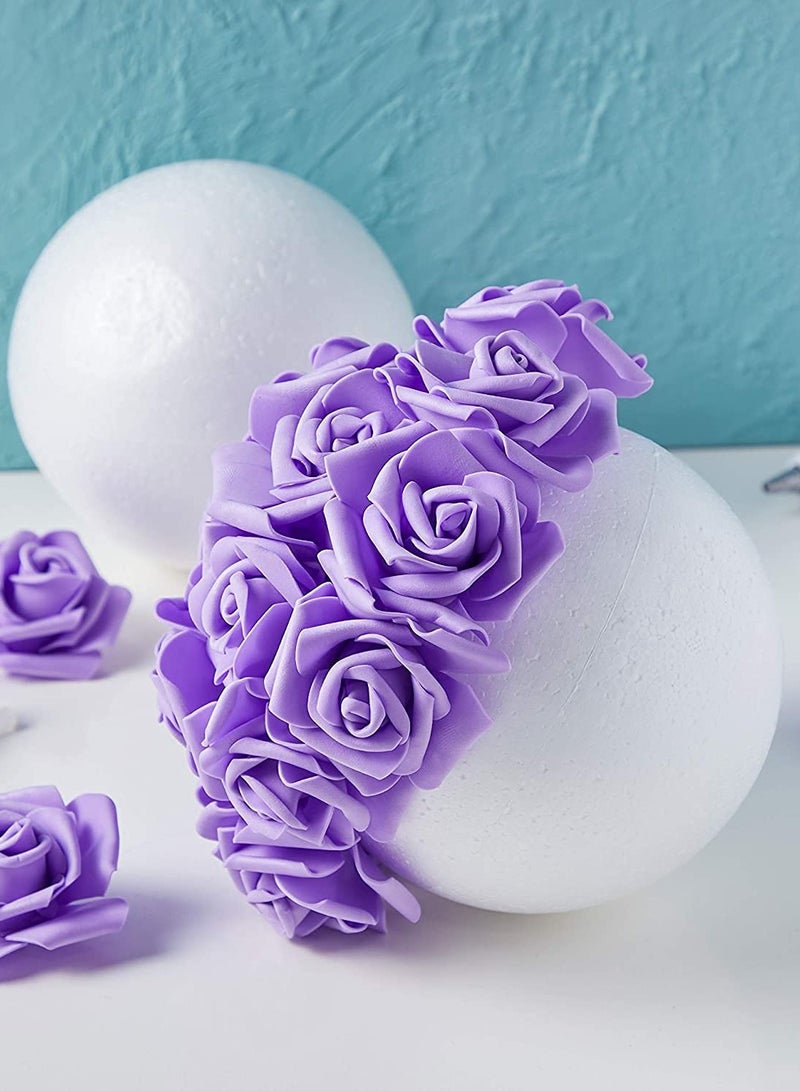 كرافت ماجيك كرات رغوة بيضاء مقاس 6 بوصات للحرف اليدوية - عبوة من 4 كرات من البوليسترين لمشاريع DIY والحلي والنماذج المدرسية والأنشطة الفنية - Image 4