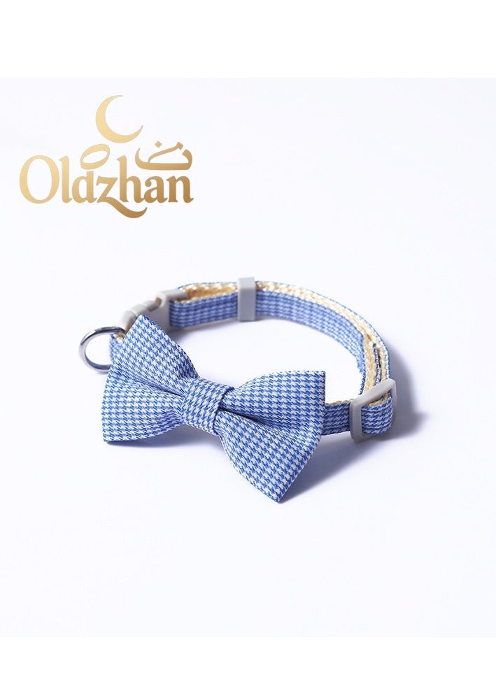 Oldzhan Pet necklace with adjustable bow for cats, luxurious small and medium-sized cat necklace, pet accessories - Image 1