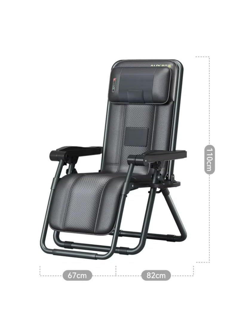 KRLZ KRLZ Massage Chair Adjustable Shiatsu Kneading Folding Seat Vibration Home Office Portable Back Massager with Heat Function  - Image 2