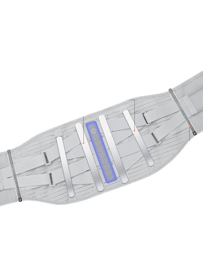 JD.com Jingzao Medical Waist Support Belt For Herniated Disc, Lumbar Muscle Strain, Post-Surgery Spine Support, Long-Sitting Waist Brace, Size L - Image 1