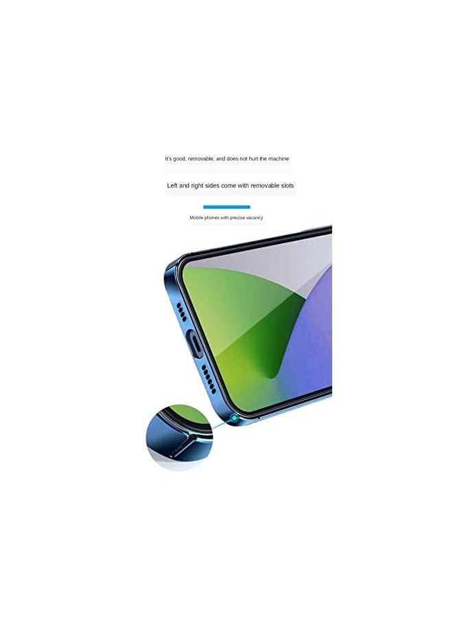 LINJIE - For Iphone 13 Pro Wireless Charging Magnetic Mobile Phone Case Ultra Thin Transparent Tpu Flexible Silicone Protective Cover For Magsafe Charger Drop Resistant Gold - Image 1