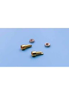 Generic Enhanced Version Universal Universal Mmcx Base Shure Pin Socket Base Pure Copper Gold Plated Built-in Threaded Nut-Color:One Pair Of Enhanced Base  - Image 1