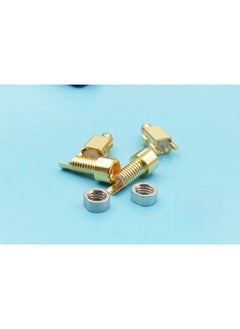 Generic Enhanced Version Universal Universal Mmcx Base Shure Pin Socket Base Pure Copper Gold Plated Built-in Threaded Nut-Color:One Pair Of Enhanced Base  - Image 4