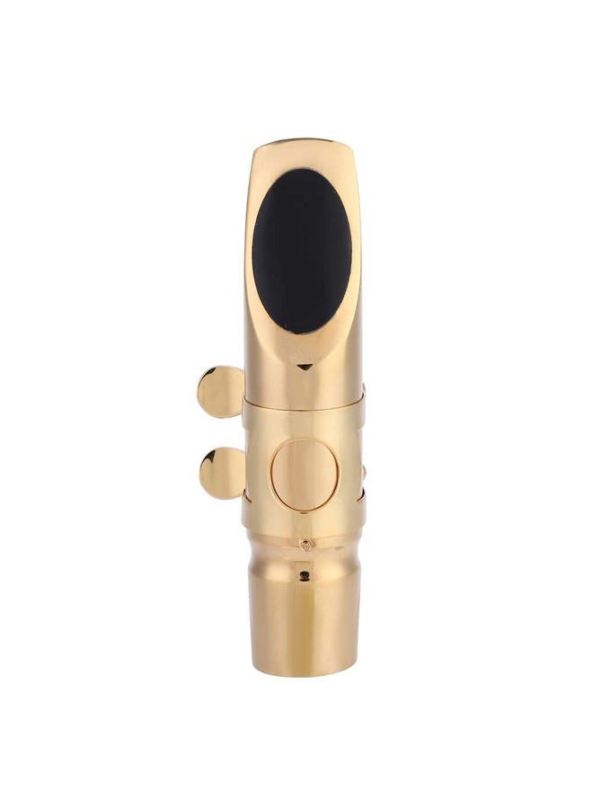 Dilwe Sax Mouthpiece, EB Alto Sax Saxophone 6C Mouthpiece with Cap Pads Musical Instruments Accessory - Image 1