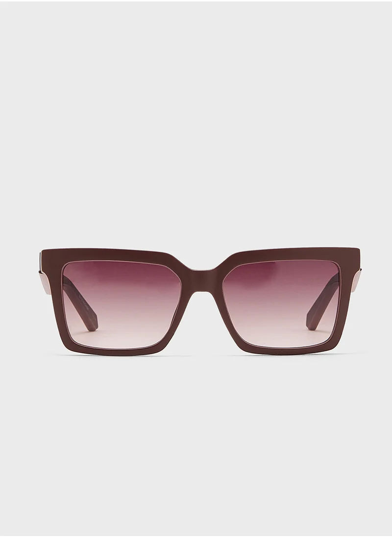 Calvin Klein Jeans Modified Rectangle Sunglasses