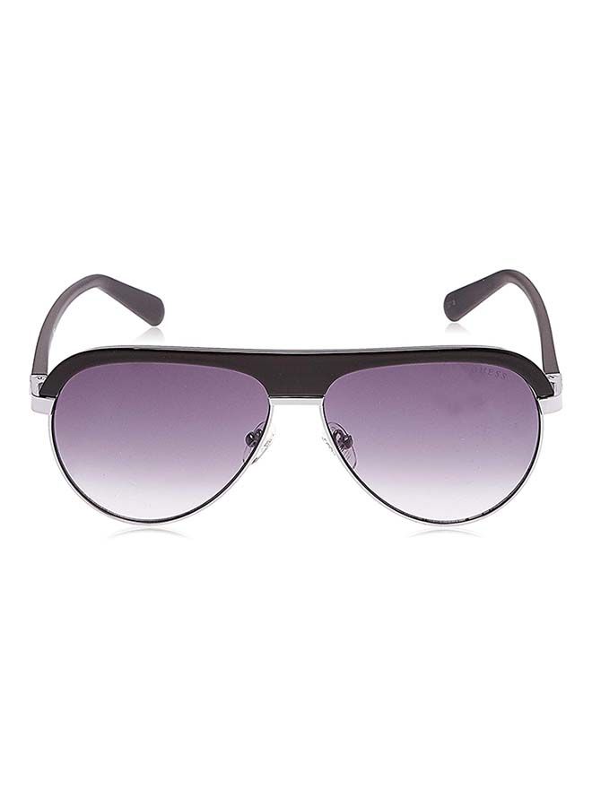 GUESS Unisex Aviator Sunglasses with Smoked Lenses - GU6937 05B 59mm - Image 2