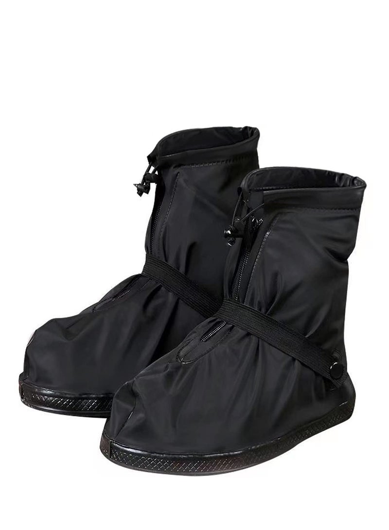 SYOSI Shoe Covers for Rain and Snow Boot Covers Reusable Foldable Rain Shoes Cover 3XL  - Image 1