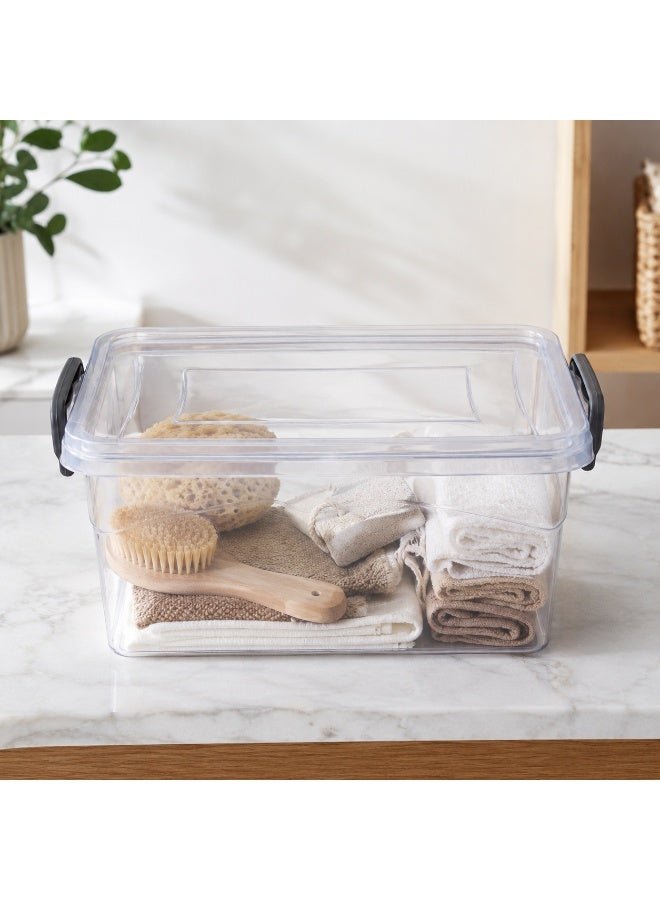 FAVELA 2-liter clear plastic storage container with lid and side lock, versatile for food storage and kitchen and refrigerator organization - Image 5