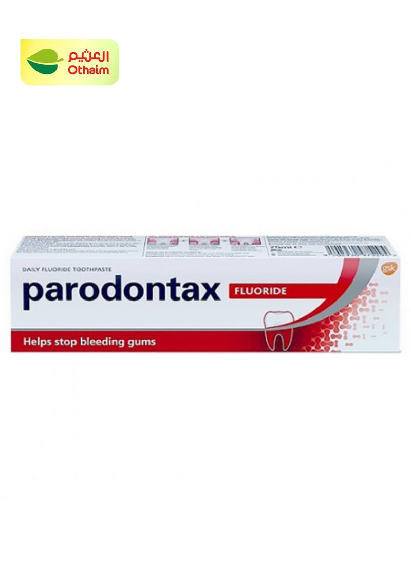 Parodontax - Parodontax Fluoride ToothPaste Helps Stop Bleeding Gums, 75ml - Image 1