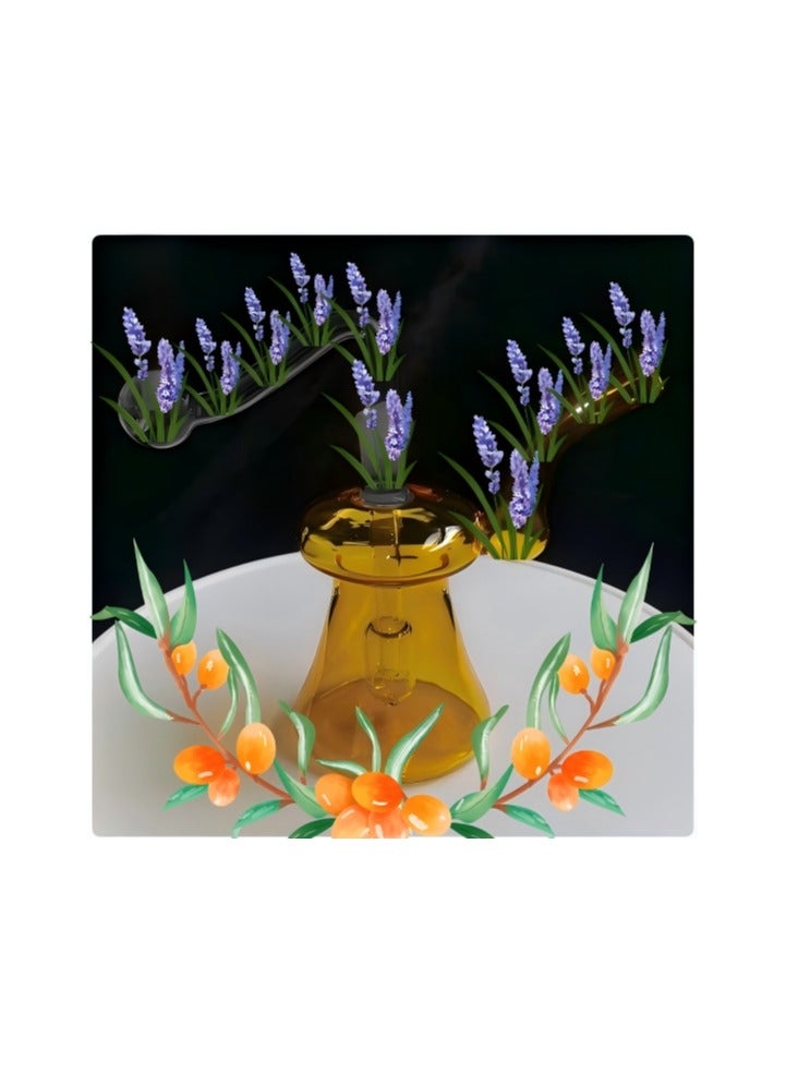 Premium Heat Resistant Glass Vase Oil Lamp Bottle Medical Grade High Borosilicate Material for Long lasting Use