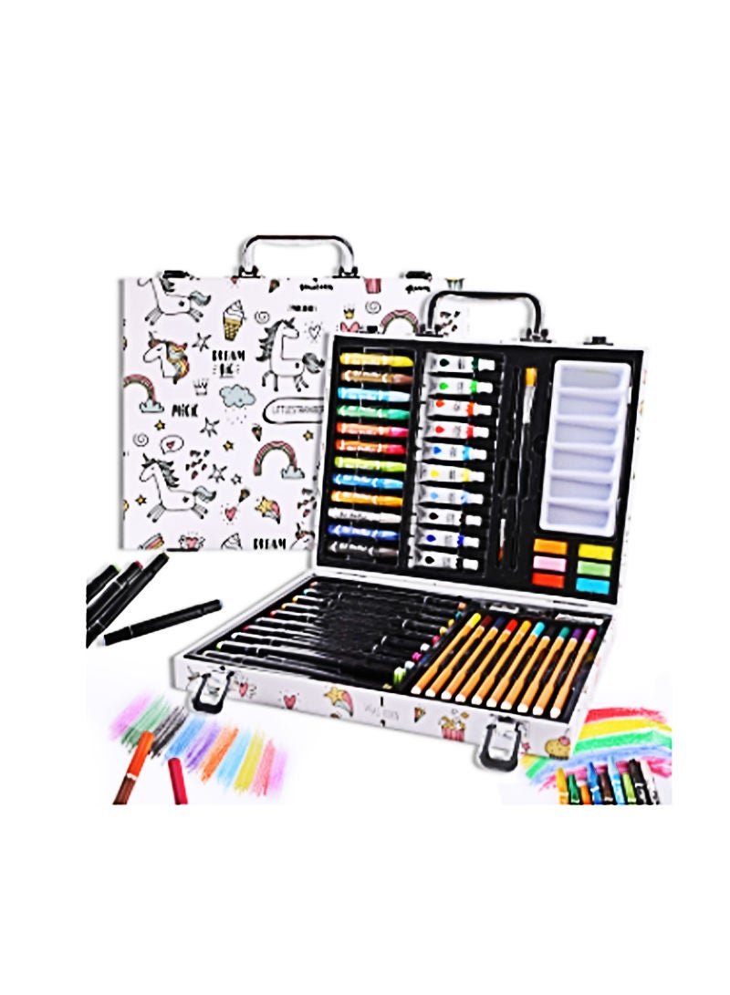 كيدل 53 قطعة ماركر تلوين رصاصي أكريليك بودرة طلاء فرشاة مجموعة رسم فني للأطفال - Image 1