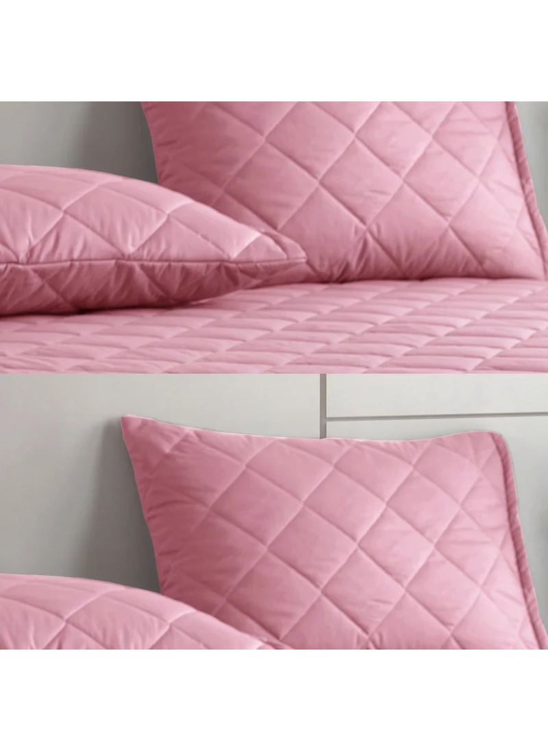 Formeya Pamukkale Colorful Mattresses Pink 100% Cotton Quilted Pillow Protector Mattresses
