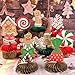 kockuu Gingerbread Christmas Party Table Decorations Centerpieces10pcs Paper Gingerbread Man House Lollipops Candy Canes Honeycombs for Xmas Winter Holiday Birthday Party Decor Supplies - Image 4