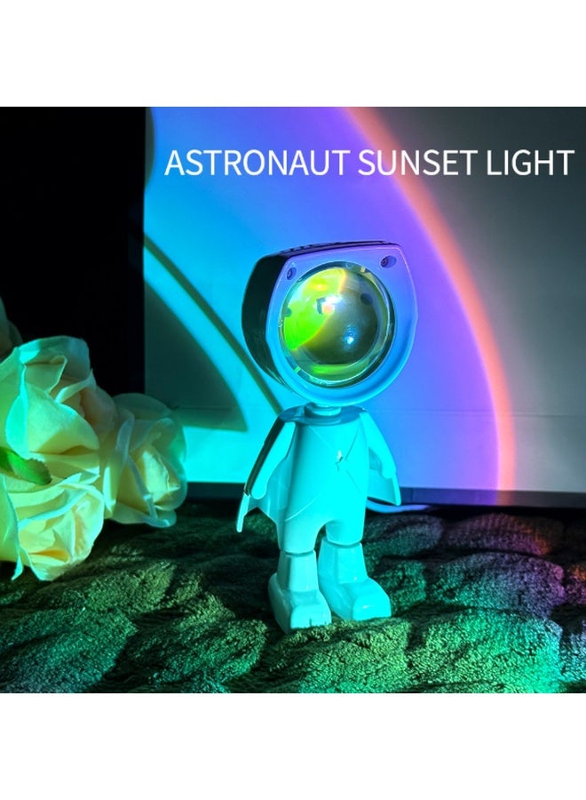 Kimaya Astronaut Sunset Lamp 360° Rotating Sunset & Sunrise Projector, Aesthetic Room Light for TikTok, Photography & Cozy Home Decor, Wired - Image 5
